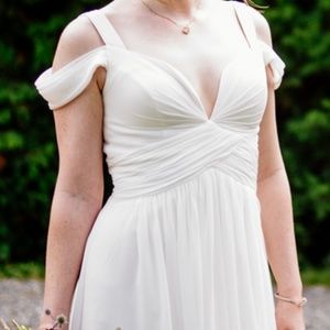 Beautiful Simple yet Elegant Chiffon Wedding Dress